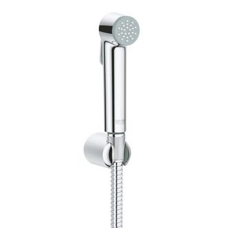 GROHE Tempesta-F Trigger Spray 30 Handdoucheset - 1 straalsoort - rond - met houder - metalen slang - 125cm - chroom