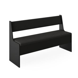 Vicco Banco De Comedor Roman, Negro, 136.6 X 41.5 Cm