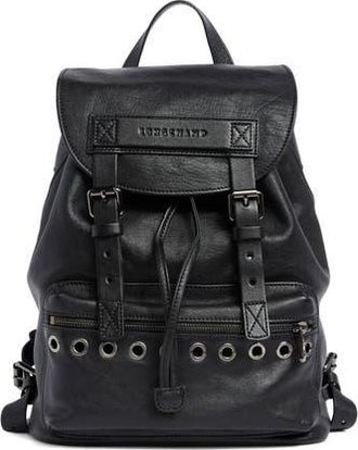 Longchamp Small 3D Rock Leather Backpack in Black at Nordstrom Rack