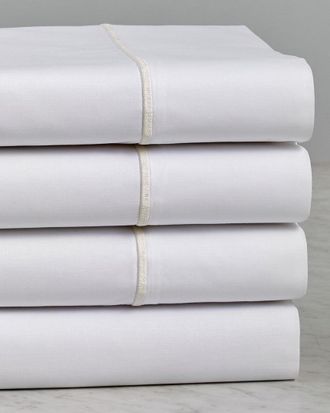 Maurizio Italy Single Line Beige Embroidered Sheet Set