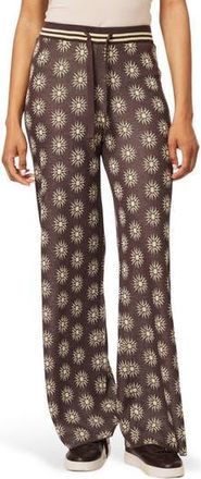 Scotch & Soda Knit Drawstring Pants in Seal Brown/Reed Yellow at Nordstrom Rack, Size X-Large