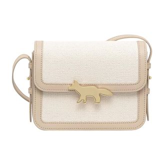 Maison Kitsun&eacute; Dames, Tassen, Beige, Maat: ONE Size