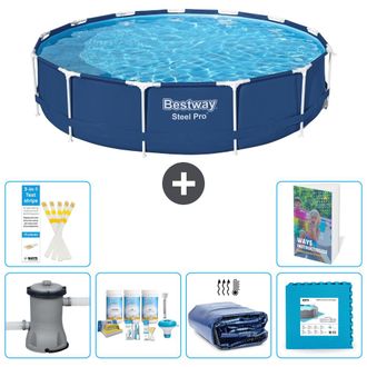 Bestway Piscina Bestway Steel Pro Redonda - 396x84 Cm - 7-piezas S188