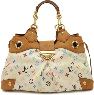 Louis Vuitton Blanc Monogram Multi-Color White Yellow Monogram Multicolore Shoulder Bag Tote Bag (Pre-Owned)