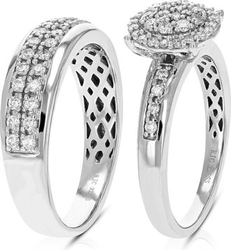 Vir Jewels 1 cttw Round Cut Lab Grown Diamond Prong Set Engagement Ring.925 Sterling Silver