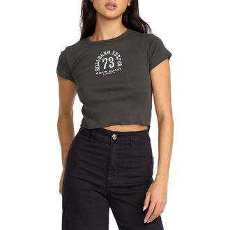 Billabong Walking Slow Cotton Graphic T-Shirt in Off White /Brown at Nordstrom Rack, Size Medium