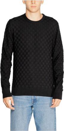 Calvin Klein Hombre, Jerseys, Negro, Talla: L