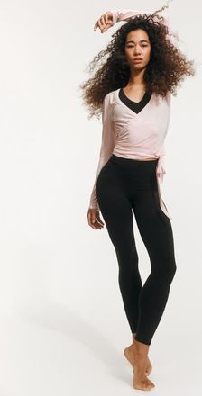H&M Yoga Leggings With Softmove Lycra in Black at Nordstrom, Size X-Large