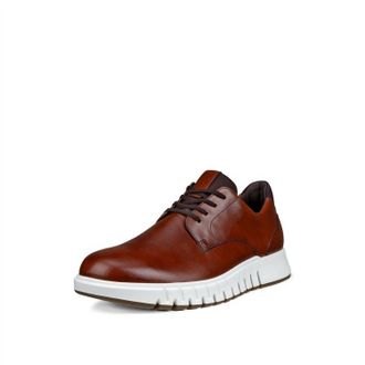 Ecco Mens Gruuv Studio Sneaker In Mink/mocha