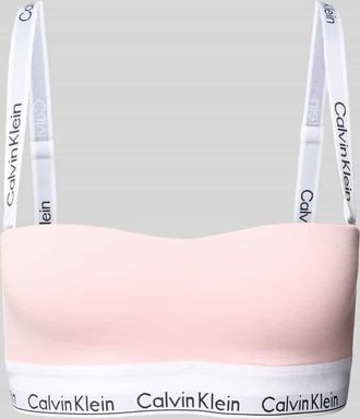 Calvin Klein Underwear BH mit elastischem Label-Bund Modell IDEAL in Hellrosa, Größe L