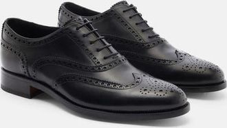 Scarosso Philip Oxfords in Black Calf at Nordstrom, Size 43.5
