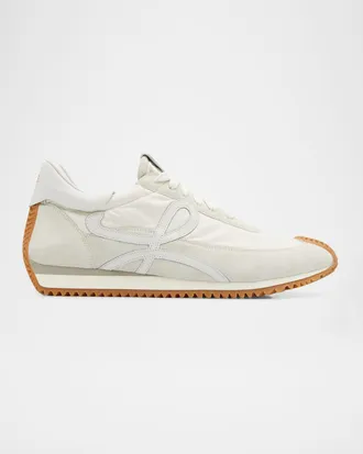 Loewe Men & apos;s Flow Runner 2.0 Nylon and Suede Sneakers