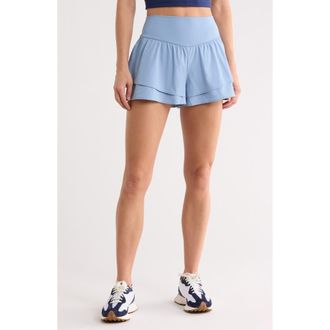Yogalicious Lightstreme Flirty 2-in-1 Active Shorts in Rain Washed at Nordstrom Rack, Size X-Small