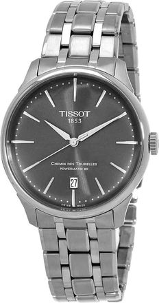 Tissot Chemin Des Tourelles Automatic Grey Dial Mens Watch T139.807.11.061.00