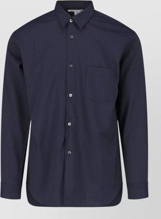 Comme Des Gar&ccedil;ons pinstripe wool shirt
