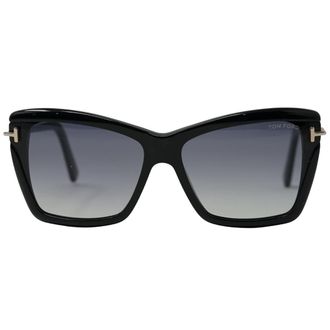 Tom Ford Leah FT0849 01B zwarte zonnebril