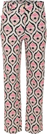 Maicazz Egypt Eye Broek: Tijdloze Elegantie Viering - Dames - Straight fit broeken - Veelkleurig - XS - Broeken