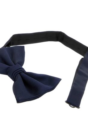 Prada Mens Midnight Blue Silk Papillon Bleu Exterior: Cravatte E Ties