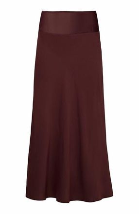 WeWoreWhat Midi Chiffon Cutout Skirt in Merlot at Nordstrom, Size 10