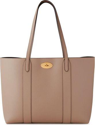 Mulberry Bayswater Leather Tote in Maple-Navy at Nordstrom
