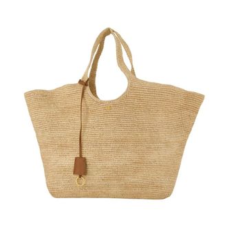 Anine Bing Lili Shoulder Bag - female - Anine Bing - Shopping Bags - Beige - ONE SIZE - Bags