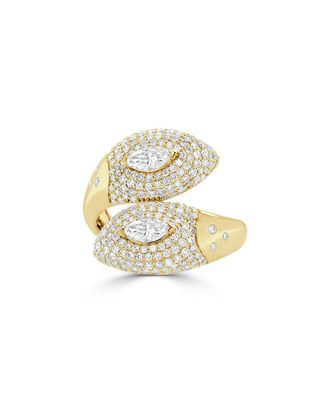Sabrina Designs 14K 1.47 Ct. Tw. Diamond Bypass Ring