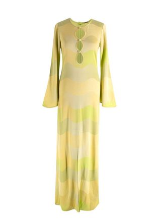 Alexis Lime Wave Serena Dress Size XS