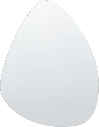 Beliani Espejo De Pared Led Moderno Para Dormitorio Ba&ntilde;o 90 X 70 Cm Plateado Lugny