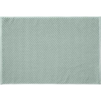 Coyuchi Air Weight Organic Cotton Twill Bath Rug in Sea Mist at Nordstrom, Size Bath Mat