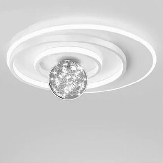 Trade Shop Trade Shop - Copy Of Plafoniera Led 30 W Quadrata Oro Moderno Lampadario Soffitto Luce Naturale 71033