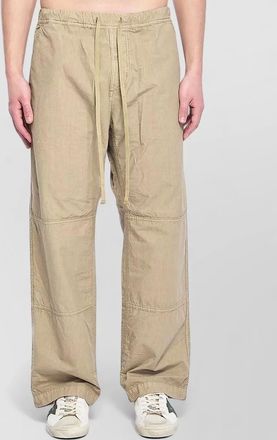 Haikure cotton mid-rise wide-leg trousers