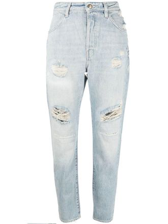 Washington Dee-Cee cropped slim-cut jeans - women - Organic Cotton - 27 - Blue