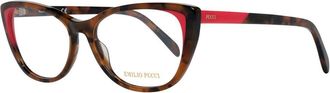 Emilio Pucci Brown Plastic Glasses Womens (Frames)