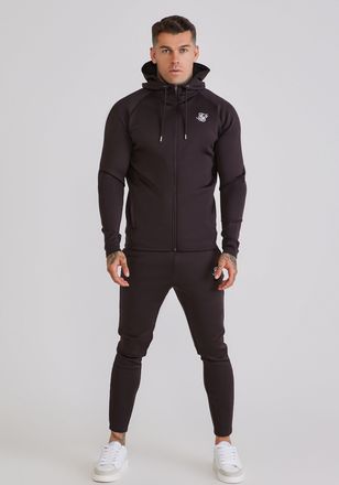Siksilk Mens Brown Hoodie and Joggers Set XXL