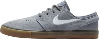 Nike Black Gum Slip Nike SB Janoski+, Cool Grey/Cool Grey/Gum Light Brown/White, 4