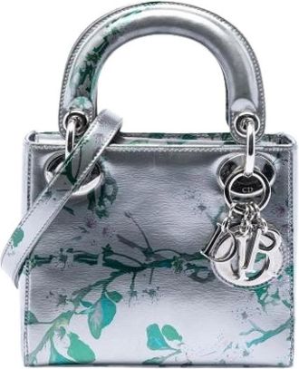 Dior Pre-owned Lady Dior Handbag - Dames - Vintage Handtas - Grijs - ONE Size - Leer - Vintage