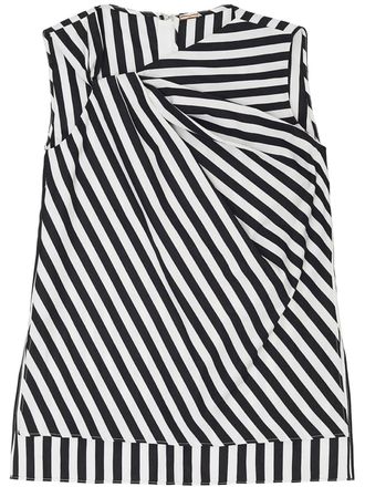 Adam Lippes Feyda top - Zwart