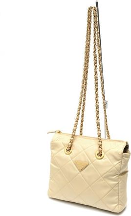 Prada Beige Nylon Tote Bag (Pre-Owned)
