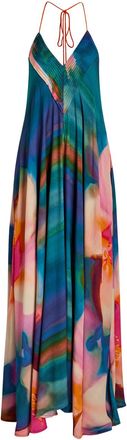 Free People Catalina Printed Woven Maxi Dress - Multicoloured - XL (UK 20-22 / XL)