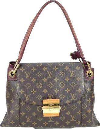 Louis Vuitton Pre-owned Monogram Canvas Schoudertas Tote - Dames - Vintage Schoudertas - Bruin - ONE Size - Vintage