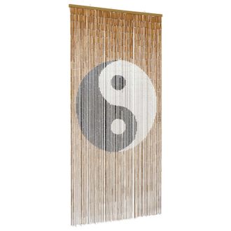 vidaXL Cortina De Puerta Insectos Multicolor 100 X 200 Cm Bamb&uacute; Vidaxl