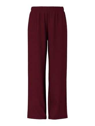 Pieces Sweathose PIECES PCCHILLI HW WIDE SWEAT PANTS NOOS BC, Damen, Gr. XS (34), N-Gr, lila (tawny port), Sweatware, Obermaterial: 50% Baumwolle, 50% Polyes