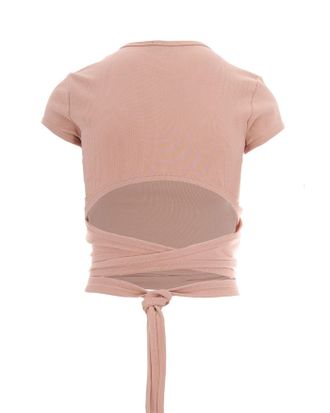 Diesel Laser-Etched Oval D Logo Cotton T-shirt - Rose