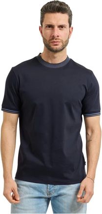 HUGO BOSS Hombre, Camisetas, Azul, Talla: M