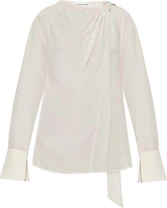 Victoria Beckham Twist Detail Scarf Top