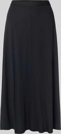 Armedangels Armedangels Loose Fit Midi-Rock aus Lyocell-Baumwoll-Mix Modell ILENIAA LARAA in Black, Gr&ouml;&szlig;e XL