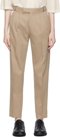 パンツ Mcqueen Straight-Fit Crepe Pants With Ironed Front Crease Alexander McQueen Straight-Fit Crepe Pants With Ironed Front