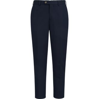 Brunello Cucinelli Gabardine trousers in Blue at Nordstrom, Size 56 It