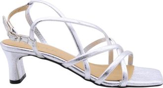 Catwalk Kenia Sandaal - Dames - Sandalen met hakken - Grijs - 40 EU - Schoenen