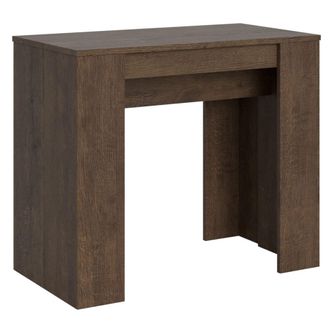 Itamoby Consola extensible 90x48/308 cm efecto madera nogal